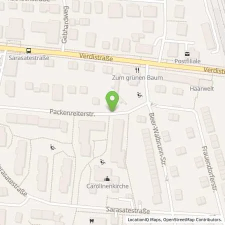 Standortübersicht der Tankstelle SWM Versorgungs GmbH in 81247 München