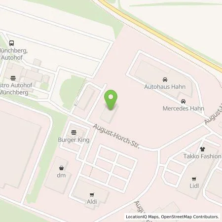 Standortübersicht der Tankstelle EnBW mobility+ AG und Co.KG in 95213 Münchberg