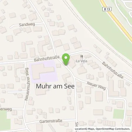 Standortübersicht der Tankstelle Birger Schmidt in 91735 Muhr a. See