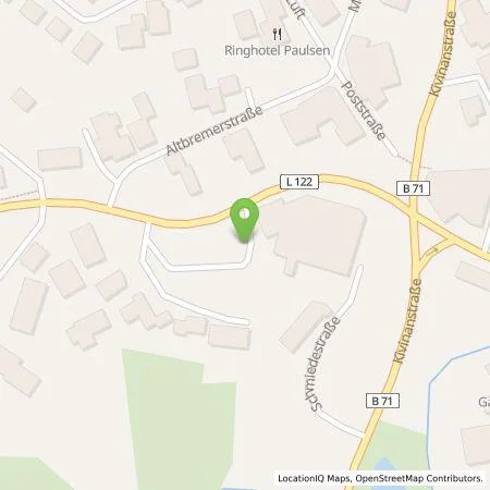 Standortübersicht der Tankstelle Stadtwerke Zeven GmbH in 27404 Zeven