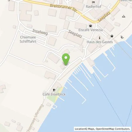 Standortübersicht der Tankstelle Kfz Meisterbetrieb Vielhauer Einzellunternehmen in 83257 Gstadt a. Chiemsee