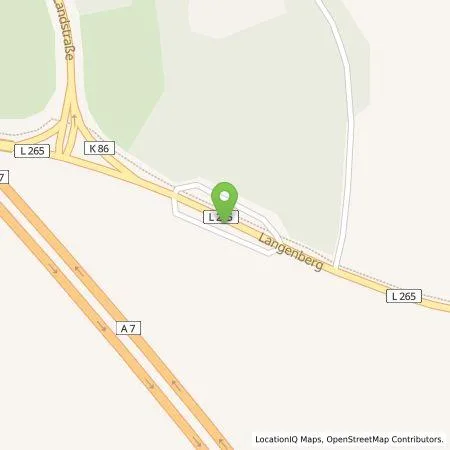 Standortübersicht der Tankstelle Denker & Wulf AG in 24811 Owschlag