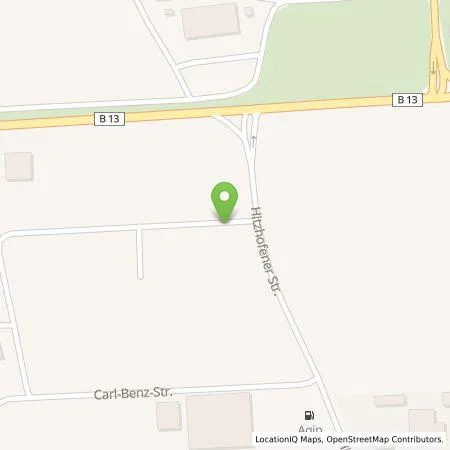 Standortübersicht der Tankstelle Sparkasse Ingolstadt Eichstätt in 85117 Eitensheim