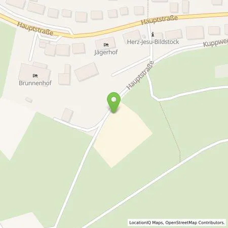 Standortübersicht der Tankstelle Hotel Jägehof Karl-Heinz Roth e.K. in 63879 Weibersbrunn