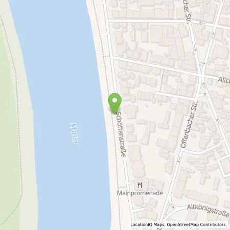 Standortübersicht der Tankstelle Martin Kutschka in 63075 Offenbach am Main