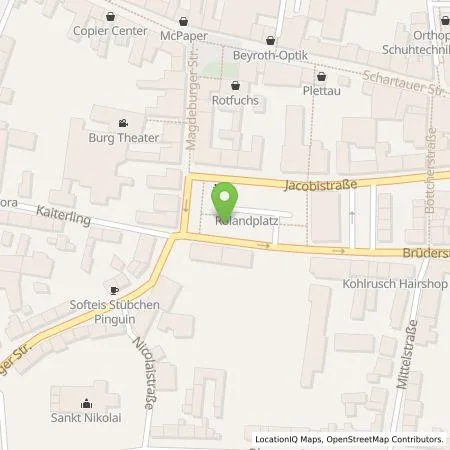 Standortübersicht der Tankstelle Stadtwerke Burg GmbH in 39288 Burg