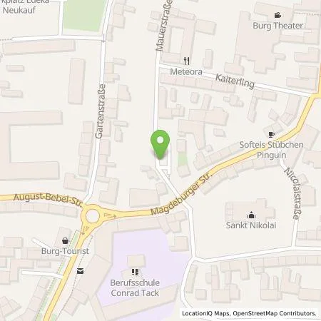 Standortübersicht der Tankstelle Stadtwerke Burg GmbH in 39288 Burg