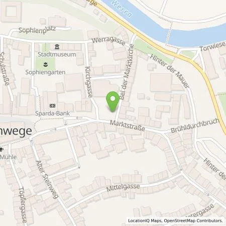 Standortübersicht der Tankstelle SUN Stadtwerke Union Nordhessen GmbH & Co. KG in 37269 Eschwege