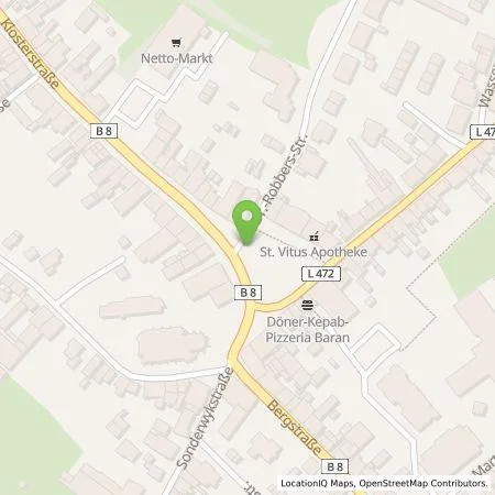 Standortübersicht der Tankstelle Stadtwerke Emmerich GmbH in 46446 Emmerich am Rhein