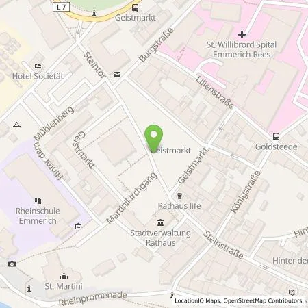 Standortübersicht der Tankstelle Stadtwerke Emmerich GmbH in 46446 Emmerich am Rhein