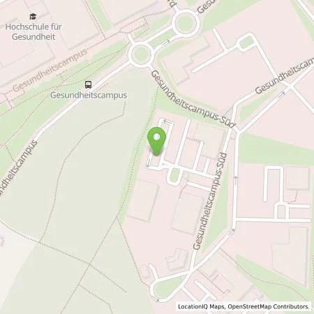 Standortübersicht der Tankstelle VISUS Health IT GmbH in 44801 Bochum