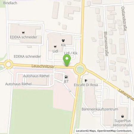 Standortübersicht der Tankstelle Schneidermarkt GmbH & Co.KG in 95463 Bindlach