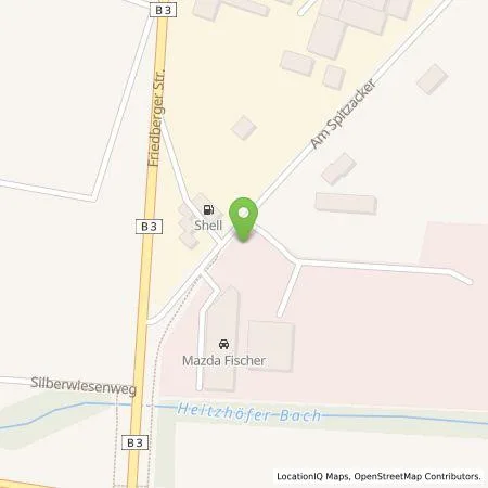 Standortübersicht der Tankstelle Auto Fischer e.K. in 61184 Karben