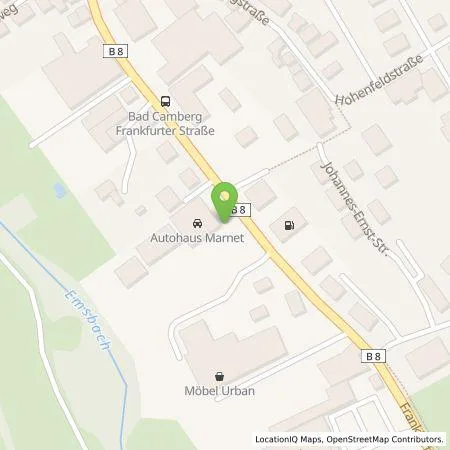 Standortübersicht der Tankstelle Autohaus Marnet GmbH & Co. KG - Bad Camberg in 65520 Bad Camberg