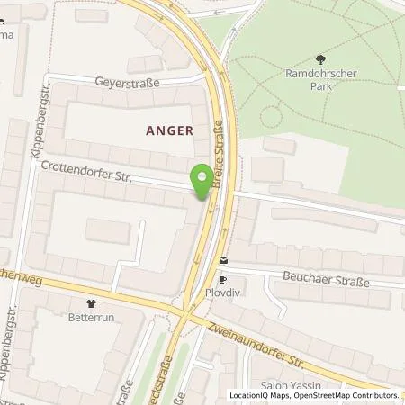 Standortübersicht der Tankstelle Auto-Schneider GmbH & Co. KG in 04129 Leipzig