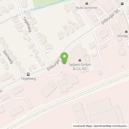 Standortübersicht der Tankstelle Seibert GmbH & Co. KG in 33034 Brakel