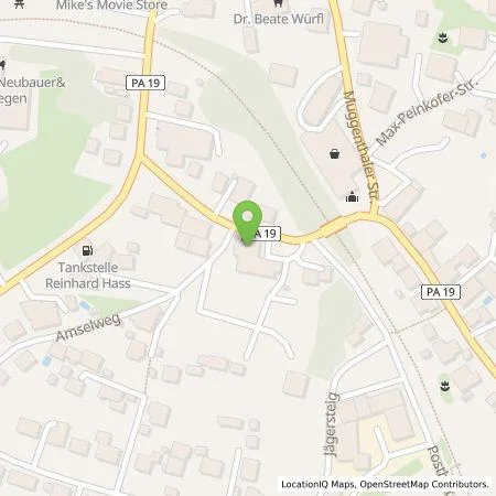 Standortübersicht der Tankstelle Erich Röhr GmbH & Co. KG in 94474 Vilshofen