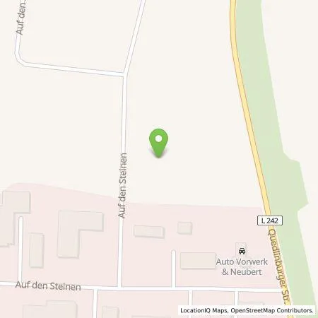 Standortübersicht der Tankstelle Jahnsmüller GmbH in 06485 Quedlinburg OT Gernrode