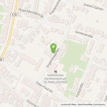 Standortübersicht der Tankstelle charge.e mobility GmbH in 52249 Eschweiler