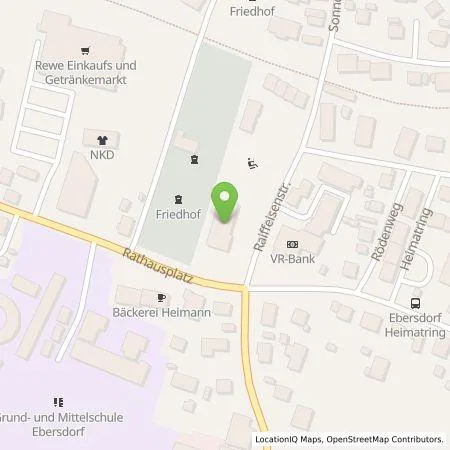 Standortübersicht der Tankstelle Gemeindewerke Ebersdorf, Eigenbetrieb in 96237 Ebersdorf