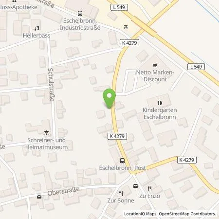 Standortübersicht der Tankstelle Windisch Autohaus in 74927 Eschelbronn