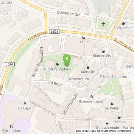 Standortübersicht der Tankstelle Sparkasse Vest Recklinghausen in 45657 Recklinghausen