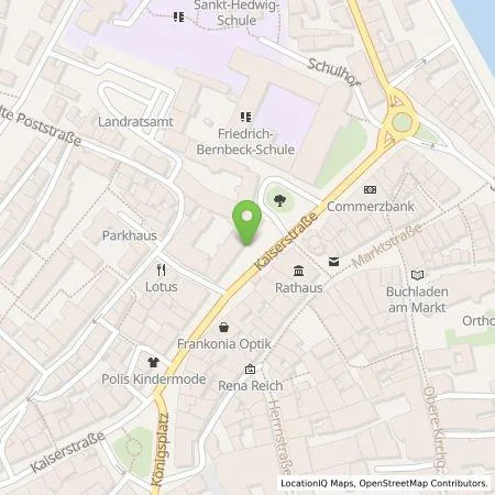 Standortübersicht der Tankstelle Landratsamt Kitzingen in 97318 Kitzingen