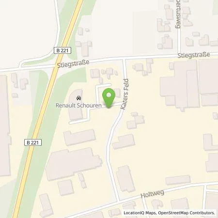 Standortübersicht der Tankstelle Autohaus W.Schouren OHG in 41379 Brüggen