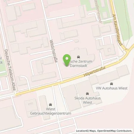 Standortübersicht der Tankstelle Wiest Sportwagen GmbH in 64295 Darmstadt