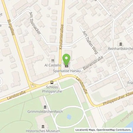 Standortübersicht der Tankstelle Sparkasse Hanau Anstalt des Öffentlichen Rechts in 63454 Hanau