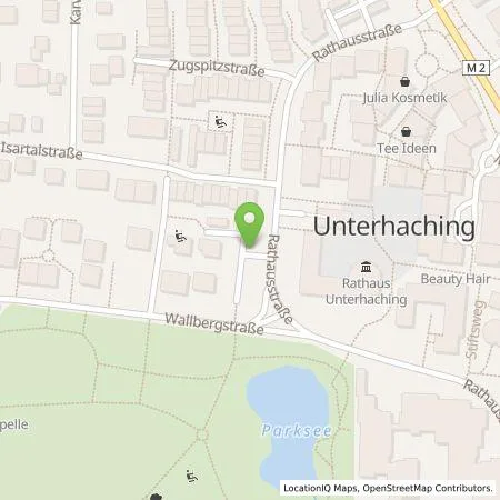 Standortübersicht der Tankstelle Gemeinde Unterhaching in 82008 Unterhaching