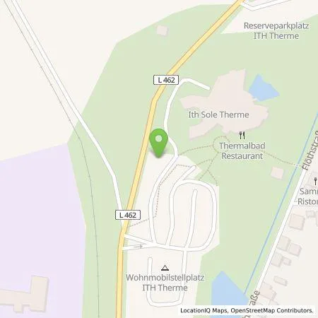 Standortübersicht der Tankstelle Stadtwerke Hameln Weserbergland GmbH in 31020 Salzhemmendorf