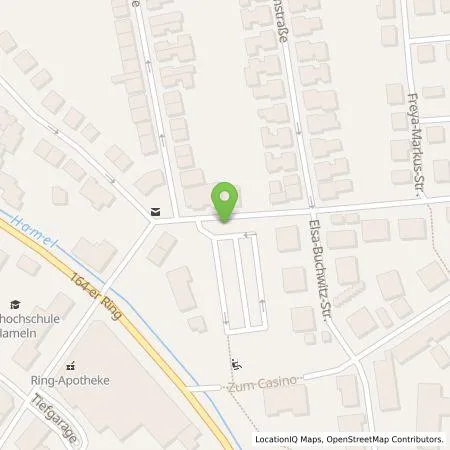 Standortübersicht der Tankstelle Stadtwerke Hameln Weserbergland GmbH in 31785 Hameln