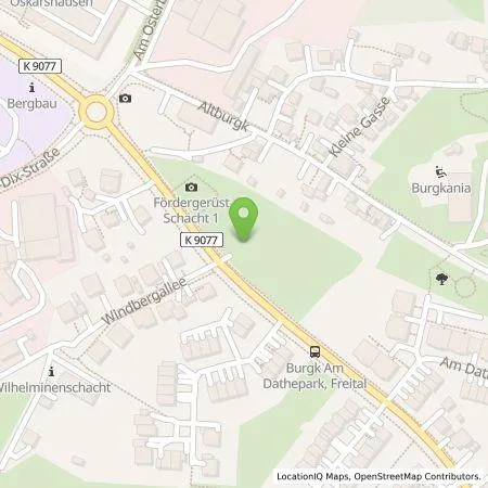 Standortübersicht der Tankstelle WBF - Wirtschaftsbetriebe Freital GmbH in 01705 Freital