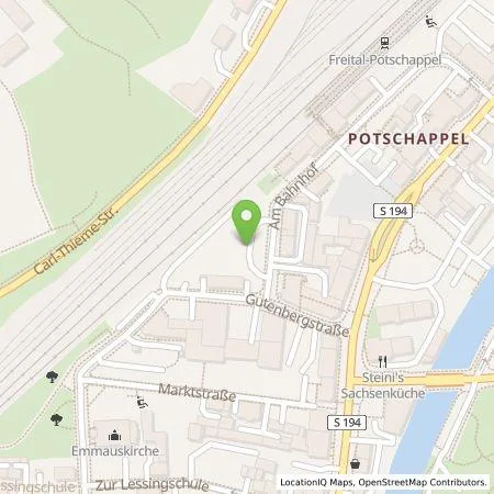 Standortübersicht der Tankstelle WBF - Wirtschaftsbetriebe Freital GmbH in 01705 Freital