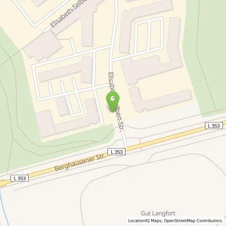 Standortübersicht der Tankstelle Stadtwerke Langenfeld GmbH in 40764 Langenfeld