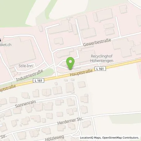 Standortübersicht der Tankstelle Energieversorgung Klettgau-Rheintal GmbH & Co. KG in 79801 Hohentengen