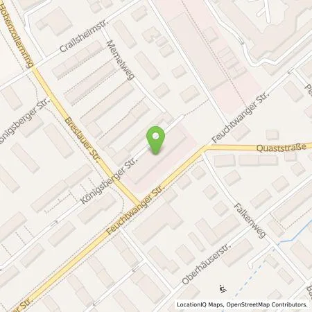 Standortübersicht der Tankstelle Autohaus Ansbach W. Oberseider GmbH & Co. KG in 91522 Ansbach