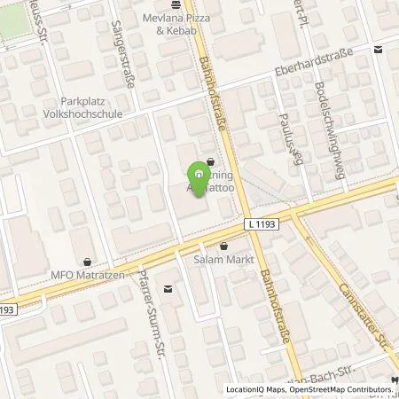 Standortübersicht der Tankstelle Kreissparkasse Waiblingen in 70736 Fellbach