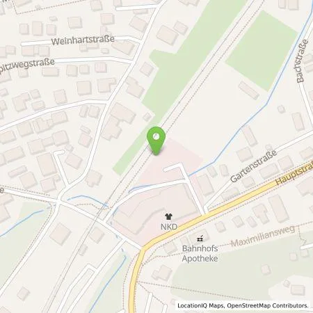 Standortübersicht der Tankstelle Kommunalunternehmen Gemeindewerke Peißenberg in 82380 Peißenberg