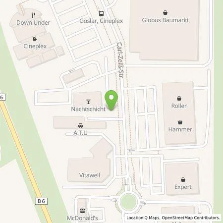 Standortübersicht der Tankstelle Allego GmbH in 38644 Goslar