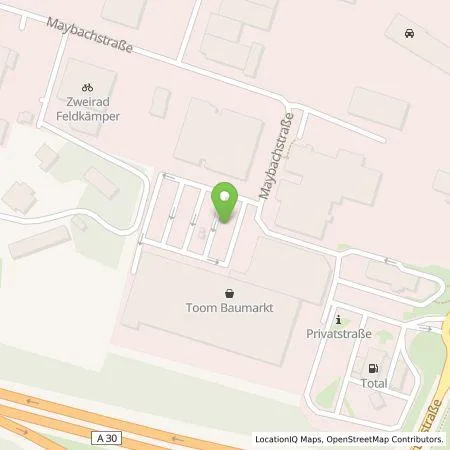 Standortübersicht der Tankstelle Allego GmbH in 49479 Ibbenbüren