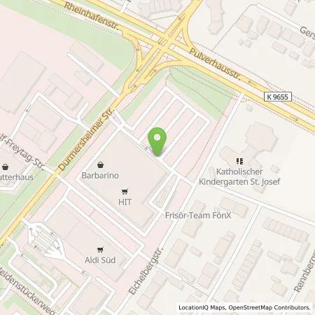 Standortübersicht der Tankstelle EnBW mobility+ AG und Co.KG in 76189 Karlsruhe