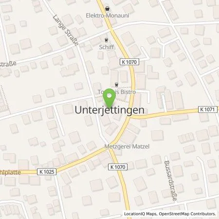 Standortübersicht der Tankstelle Lars Hefenbrock in 71131 Jettingen