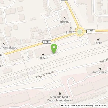 Standortübersicht der Tankstelle ALDI SÜD Immobilienverwaltungs-GmbH & Co. oHG in 50226 Frechen