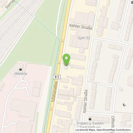 Standortübersicht der Tankstelle Heinrichs Fahrzeugbau GmbH in 79108 Freiburg im Breisgau