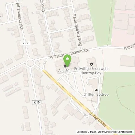 Standortübersicht der Tankstelle ALDI SÜD Immobilienverwaltungs-GmbH & Co. oHG in 46240 Bottrop