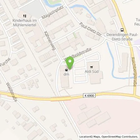 Standortübersicht der Tankstelle ALDI SÜD Immobilienverwaltungs-GmbH & Co. oHG in 72072 Tübingen