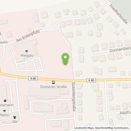 Standortübersicht der Tankstelle ALDI SÜD Immobilienverwaltungs-GmbH & Co. oHG in 67307 Göllheim