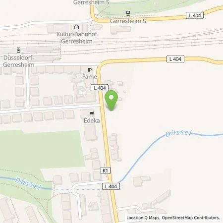 Standortübersicht der Tankstelle Lebensmittelmarkt Friedhelm Schäfer in 40627 Düsseldorf